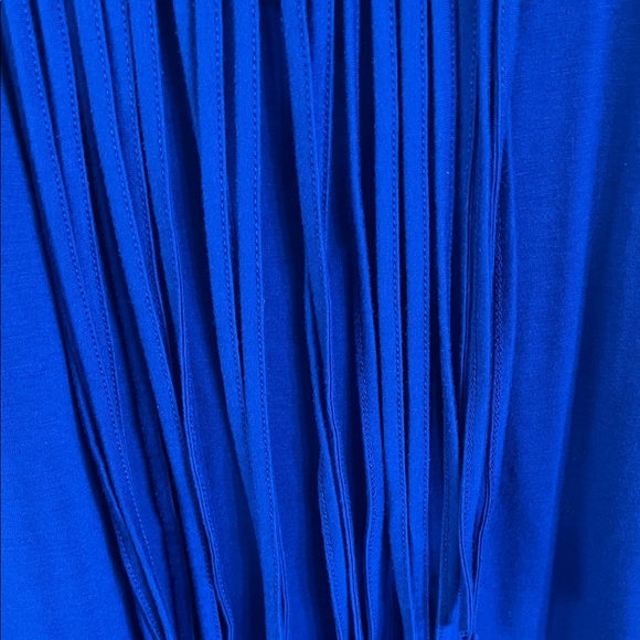 Wrangler Royal Blue Fringe Top - Picture 3 of 3
